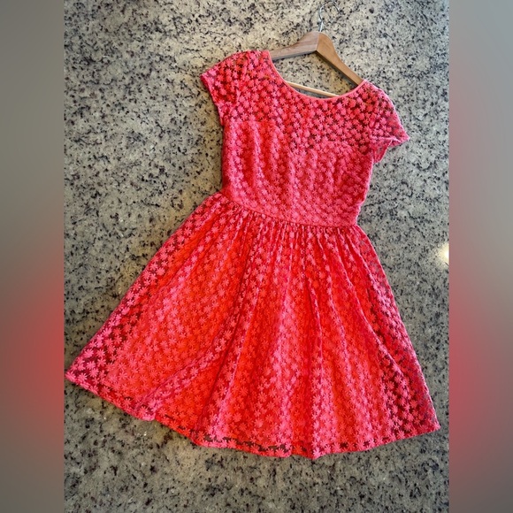 Anthropologie Dresses & Skirts - Women’s Atelier nm Anthropologie coral embroidered dress size 2